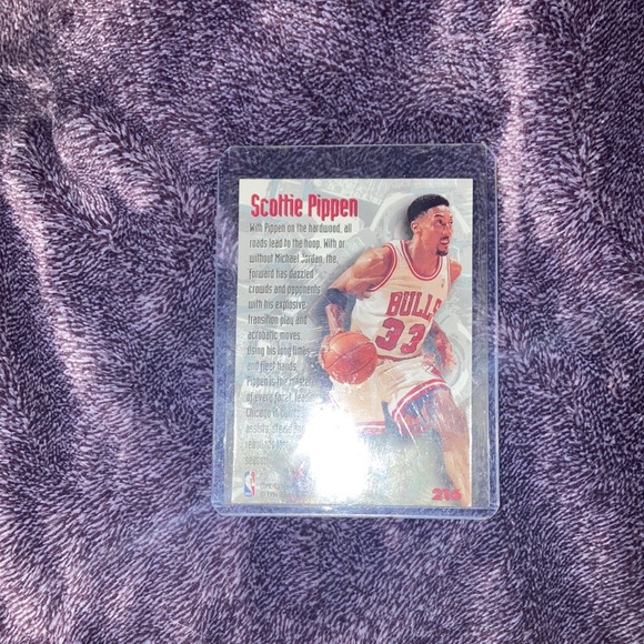 1996 fleer metal 216 scottie pippen nuts and bolts basketball card - Picture 3 of 3